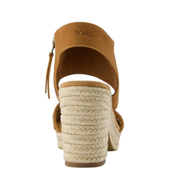 Toms Womens Rope Majorca Platform Heeled Sandal 10021955 Brown Sugar 9M - Picture 11 of 12